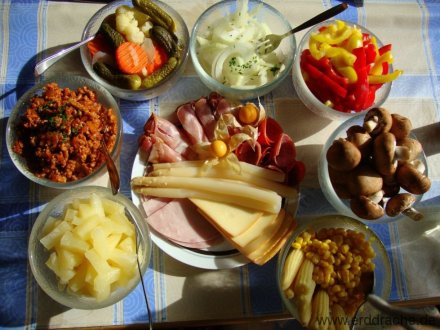 Raclette Zutaten Raclette Zutaten