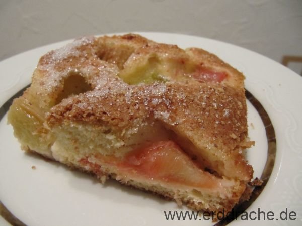 Schneller Rhabarberkuchen